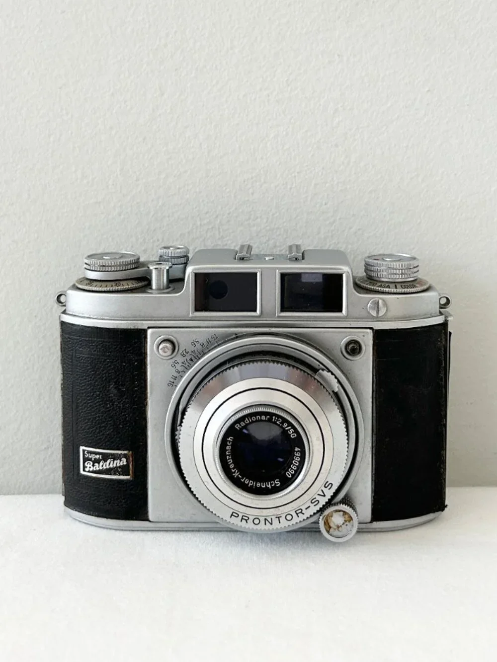 Vintage BALDA Super Baldina Camera Instruction Case 50mm Lens Germany Not Tested